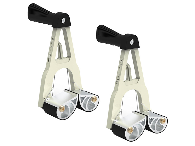 Thiết bị kẹp đá đơn nâng bằng tay với dây cáp SCC02