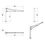 Floor Mounted Jib Crane 5M 250