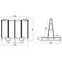 Top Frame TFDFF1500 Dimensions